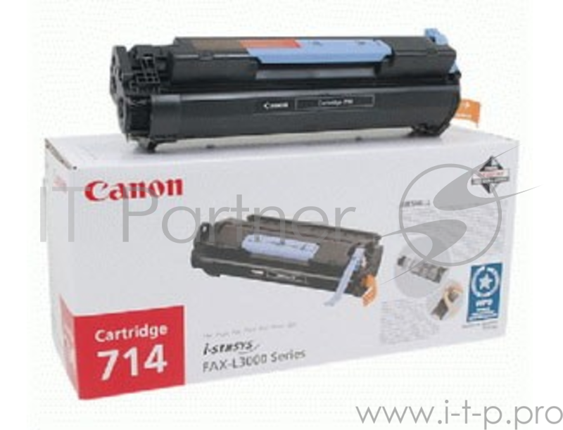 Тонер-картридж Canon 714 (1153B002) Black черный, 4500 стр., для FAX L3000/3000IP