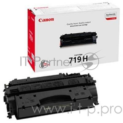 Тонер-картридж Canon Cartridge 719H (3480B002) Black черный, 6400 стр., для i-Sensys MF5840/MF5880/LBP6300/LBP6650