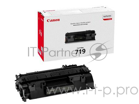 Тонер-картридж Canon Cartridge 719 (3479B002) Black черный, 2100 стр., для i-Sensys MF5840/MF5880/LBP6300/LBP6650