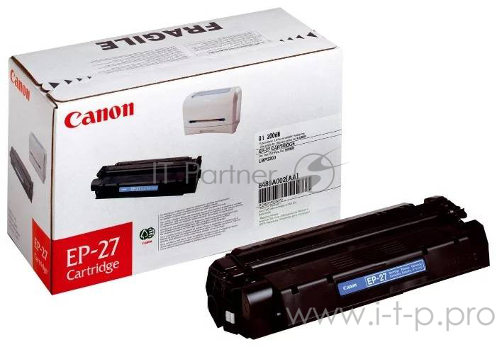 Тонер-картридж Canon EP-27 (98489A002), черный, 2500 стр., для LBP-3200/MF3110/MF5630/ MF5650/MF5730/MF5750/MF5770
