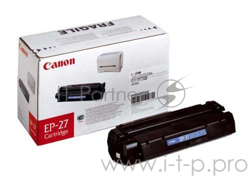 Тонер-картридж Canon EP-27 (98489A002), черный, 2500 стр., для LBP-3200/MF3110/MF5630/ MF5650/MF5730/MF5750/MF5770