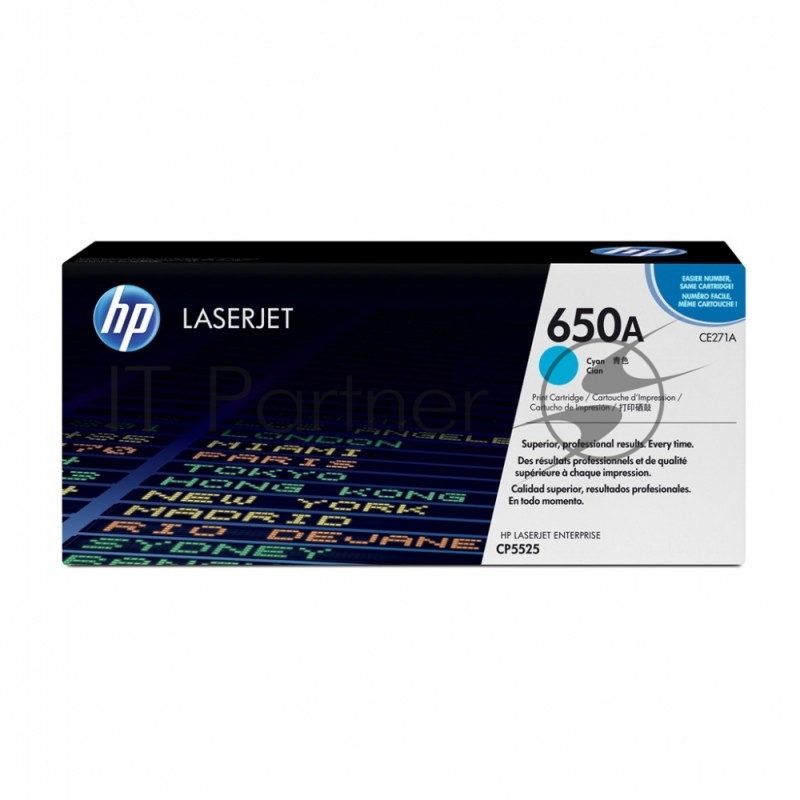 Расходные материалы HP CE271A Картридж ,Cyan{CLJ CP5520/5525, Cyan, (15000стр.)}