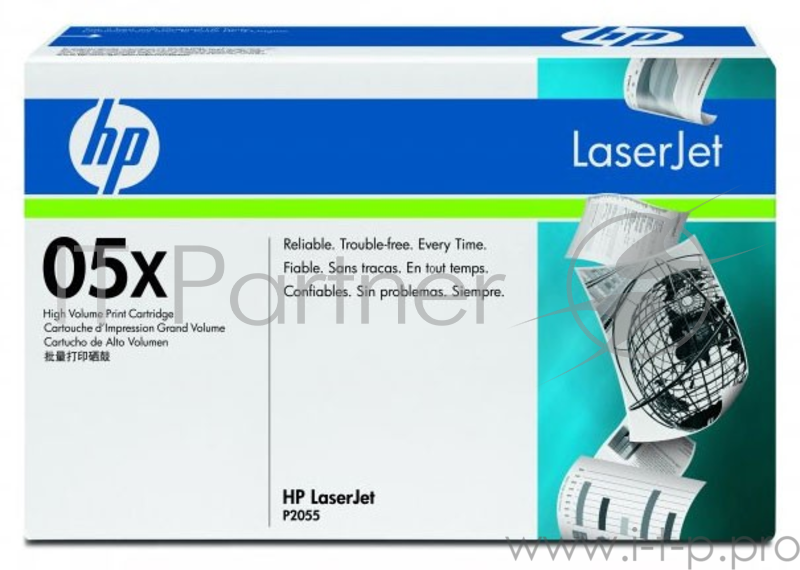 Расходные материалы HP CE505X Картридж ,Black{LJ P2055, Black, (6500стр.)}