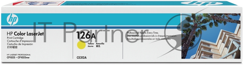 Расходные материалы HP CE312A Картридж ,Yellow{LaserJet Pro CP1025, Yellow, (1000стр.)}