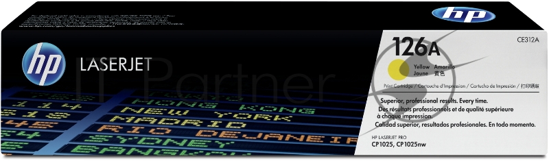 Расходные материалы HP CE312A Картридж ,Yellow{LaserJet Pro CP1025, Yellow, (1000стр.)}