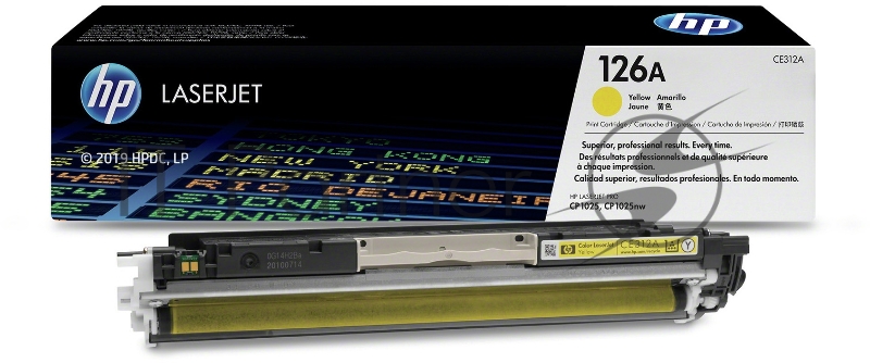 Расходные материалы HP CE312A Картридж ,Yellow{LaserJet Pro CP1025, Yellow, (1000стр.)}