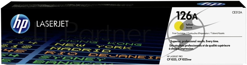 Расходные материалы HP CE312A Картридж ,Yellow{LaserJet Pro CP1025, Yellow, (1000стр.)}