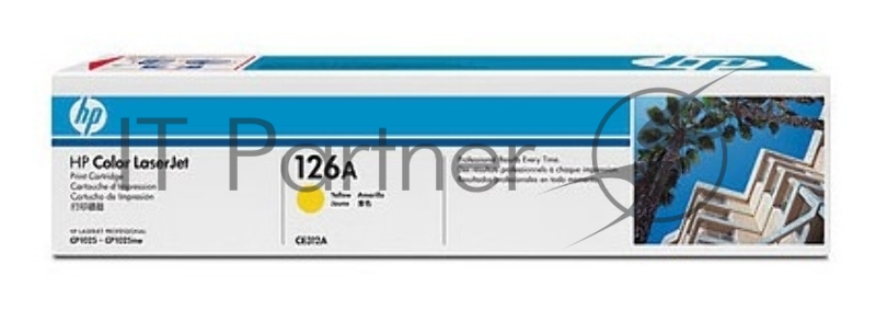 Расходные материалы HP CE312A Картридж ,Yellow{LaserJet Pro CP1025, Yellow, (1000стр.)}
