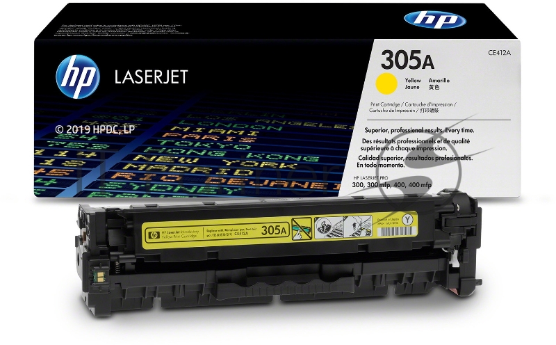 Расходные материалы HP CE412A Картридж ,Yellow{CLJ Pro 300 Color M351 /Pro 400 Color M451/Pro 300 Color MFP M375/Pro 400 Color MFP M475, Yellow, (2 600 стр.)}