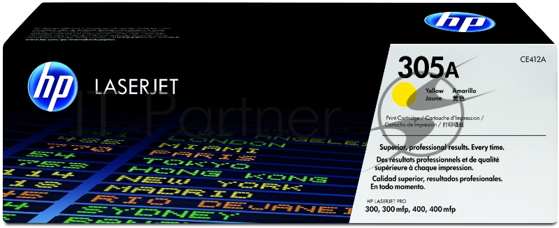 Расходные материалы HP CE412A Картридж ,Yellow{CLJ Pro 300 Color M351 /Pro 400 Color M451/Pro 300 Color MFP M375/Pro 400 Color MFP M475, Yellow, (2 600 стр.)}