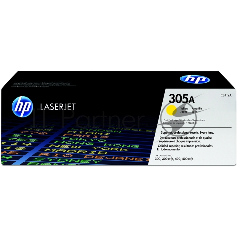 Расходные материалы HP CE412A Картридж ,Yellow{CLJ Pro 300 Color M351 /Pro 400 Color M451/Pro 300 Color MFP M375/Pro 400 Color MFP M475, Yellow, (2 600 стр.)}