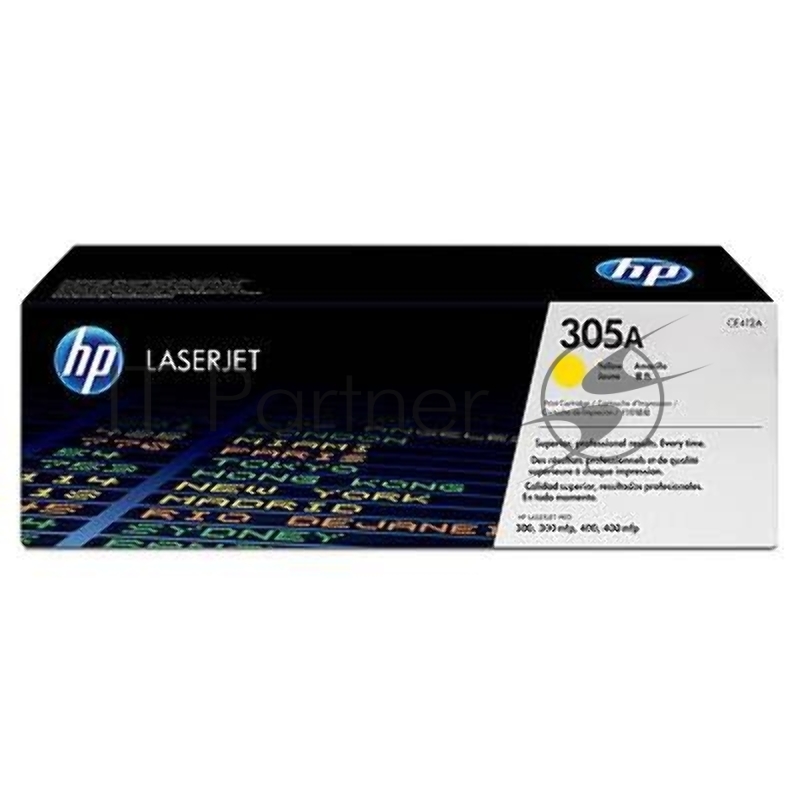 Расходные материалы HP CE412A Картридж ,Yellow{CLJ Pro 300 Color M351 /Pro 400 Color M451/Pro 300 Color MFP M375/Pro 400 Color MFP M475, Yellow, (2 600 стр.)}