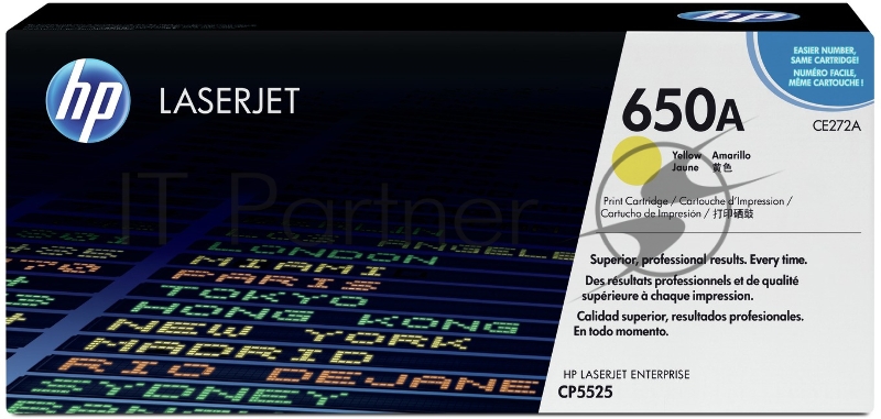 Расходные материалы HP CE272A Картридж ,Yellow{CLJ CP5520/5525, Yellow, (15000стр.)}