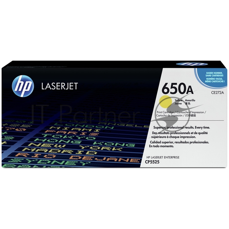 Расходные материалы HP CE272A Картридж ,Yellow{CLJ CP5520/5525, Yellow, (15000стр.)}