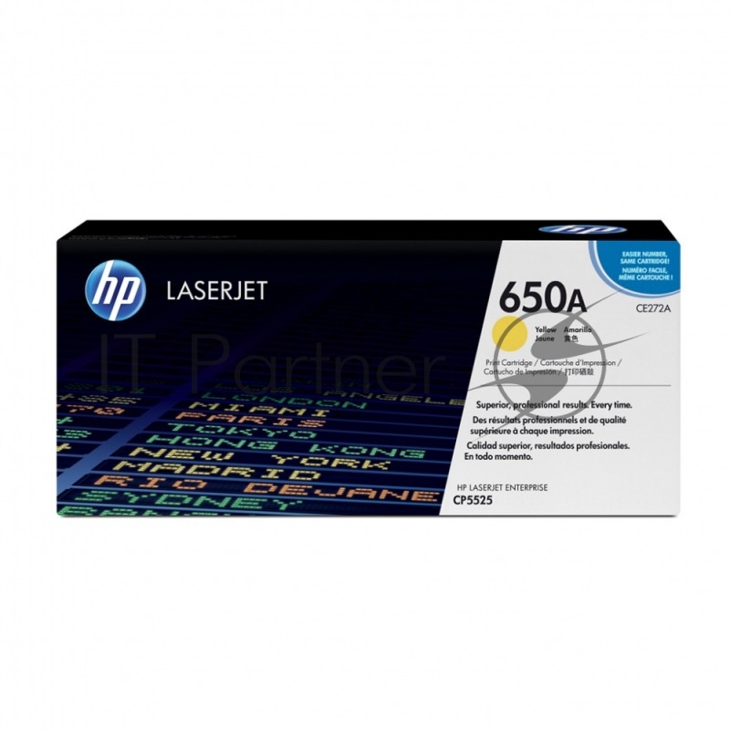 Расходные материалы HP CE272A Картридж ,Yellow{CLJ CP5520/5525, Yellow, (15000стр.)}