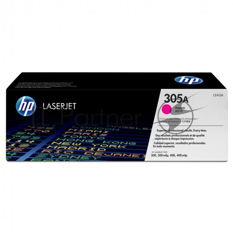 Расходные материалы HP CE413A Картридж ,Magenta{CLJ Pro 300 Color M351 /Pro 400 Color M451/Pro 300 Color MFP M375/Pro 400 Color MFP M475, Magenta, (2 600 стр.)}