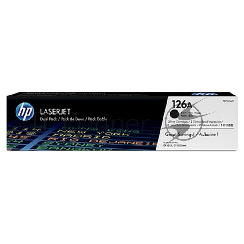 Расходные материалы HP CE310AD Картридж ,Black{LaserJet Pro CP1025, Black (Dual Pack)}