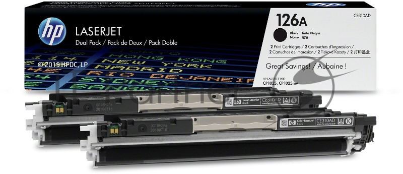 Расходные материалы HP CE310AD Картридж ,Black{LaserJet Pro CP1025, Black (Dual Pack)}