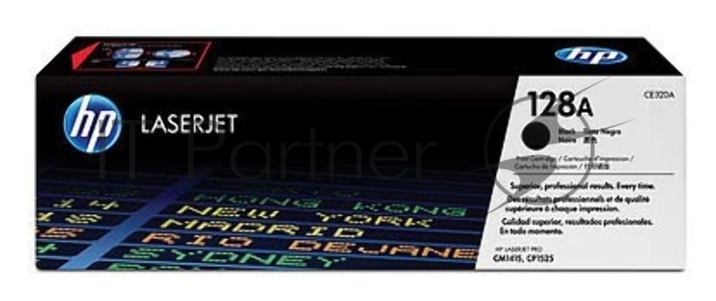 Тонер-картридж HP CE320A черный CLJ Pro CM1415FN/CM1415FNW/CP1525N/CP1 (2 000 стр.)