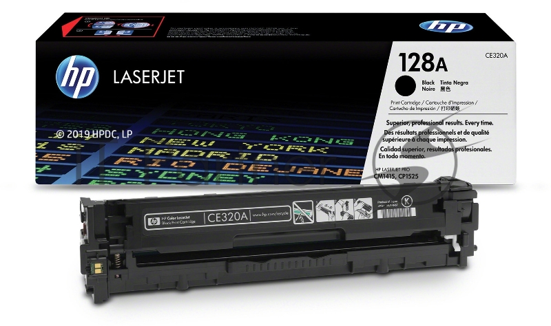 Тонер-картридж HP CE320A черный CLJ Pro CM1415FN/CM1415FNW/CP1525N/CP1 (2 000 стр.)