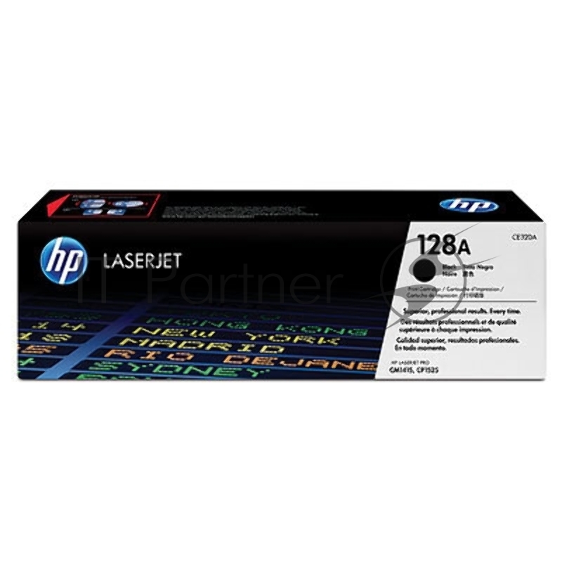 Тонер-картридж HP CE320A черный CLJ Pro CM1415FN/CM1415FNW/CP1525N/CP1 (2 000 стр.)