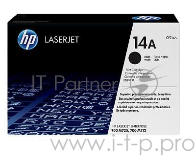 Расходные материалы HP CF214A Картридж, Black{LaserJet 700 MFP M712, Black (10 000стр.)}