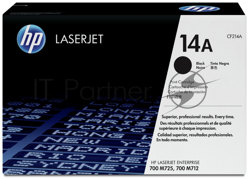 Расходные материалы HP CF214A Картридж, Black{LaserJet 700 MFP M712, Black (10 000стр.)}