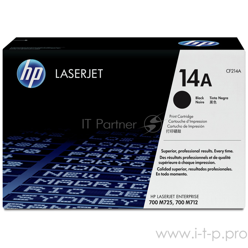 Расходные материалы HP CF214A Картридж, Black{LaserJet 700 MFP M712, Black (10 000стр.)}