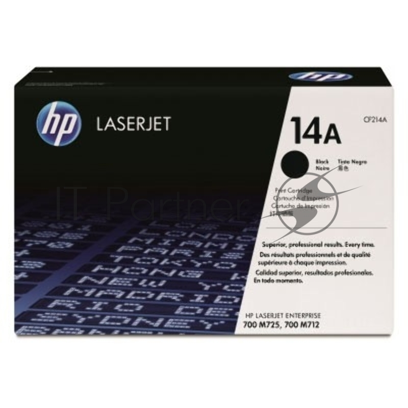 Расходные материалы HP CF214A Картридж, Black{LaserJet 700 MFP M712, Black (10 000стр.)}