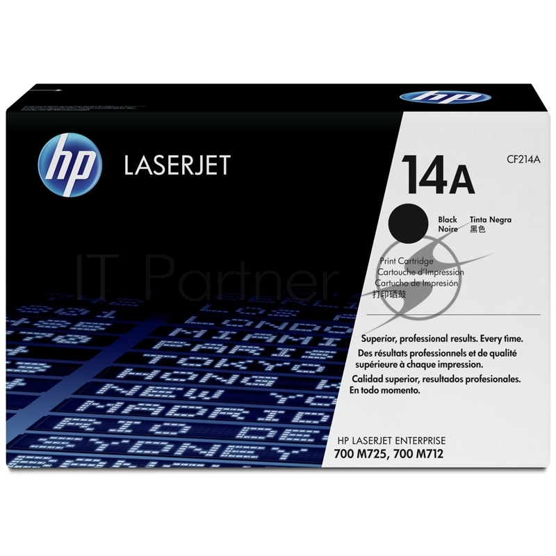 Расходные материалы HP CF214A Картридж, Black{LaserJet 700 MFP M712, Black (10 000стр.)}