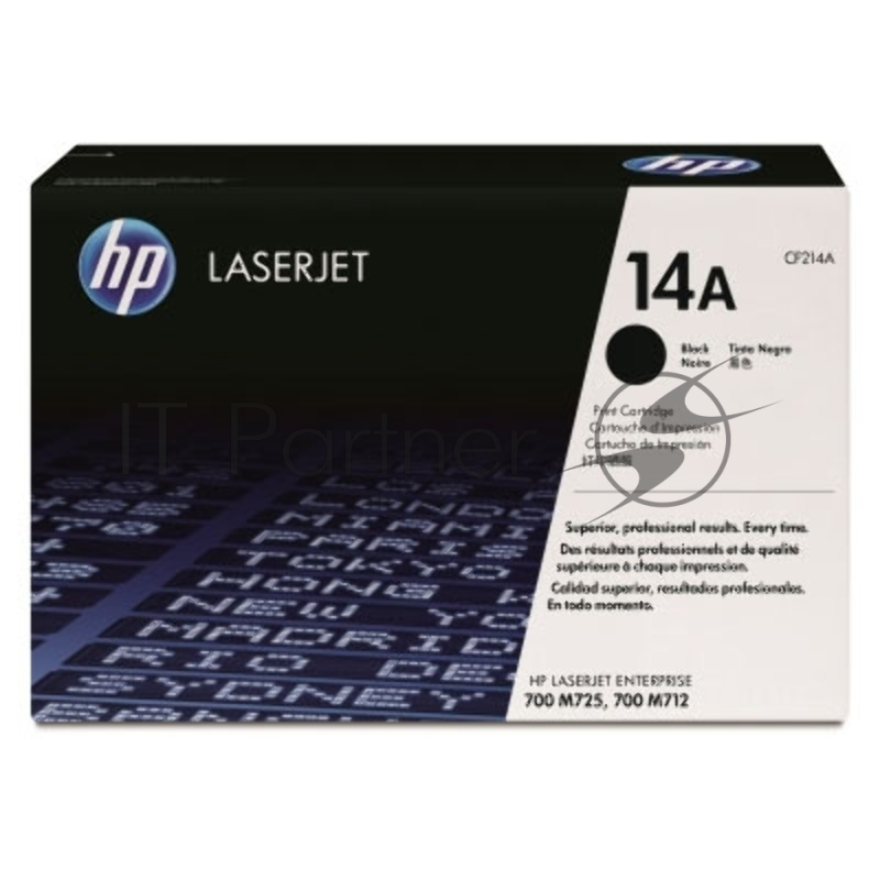 Расходные материалы HP CF214A Картридж, Black{LaserJet 700 MFP M712, Black (10 000стр.)}
