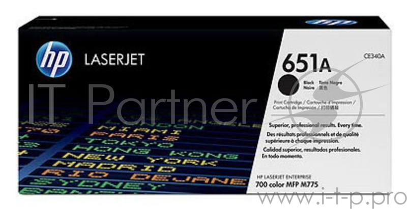 Расходные материалы HP CE340A Картридж 651A ,Black{LaserJet 700 Color MFP 775, Black, (13500стр.)}