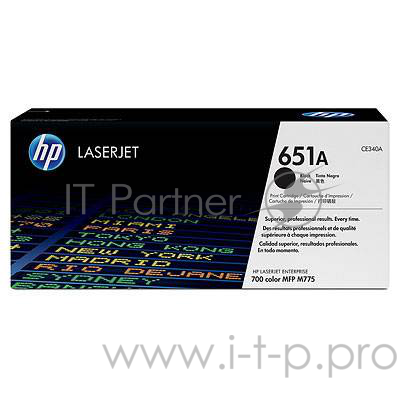 Расходные материалы HP CE340A Картридж 651A ,Black{LaserJet 700 Color MFP 775, Black, (13500стр.)}