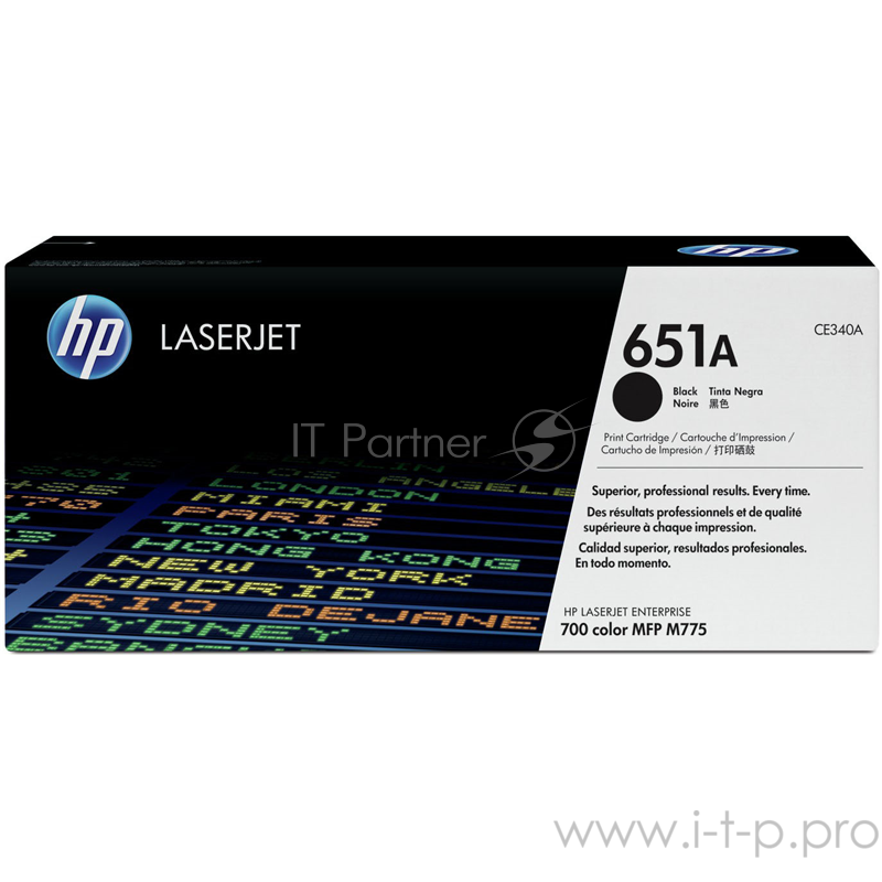 Расходные материалы HP CE340A Картридж 651A ,Black{LaserJet 700 Color MFP 775, Black, (13500стр.)}