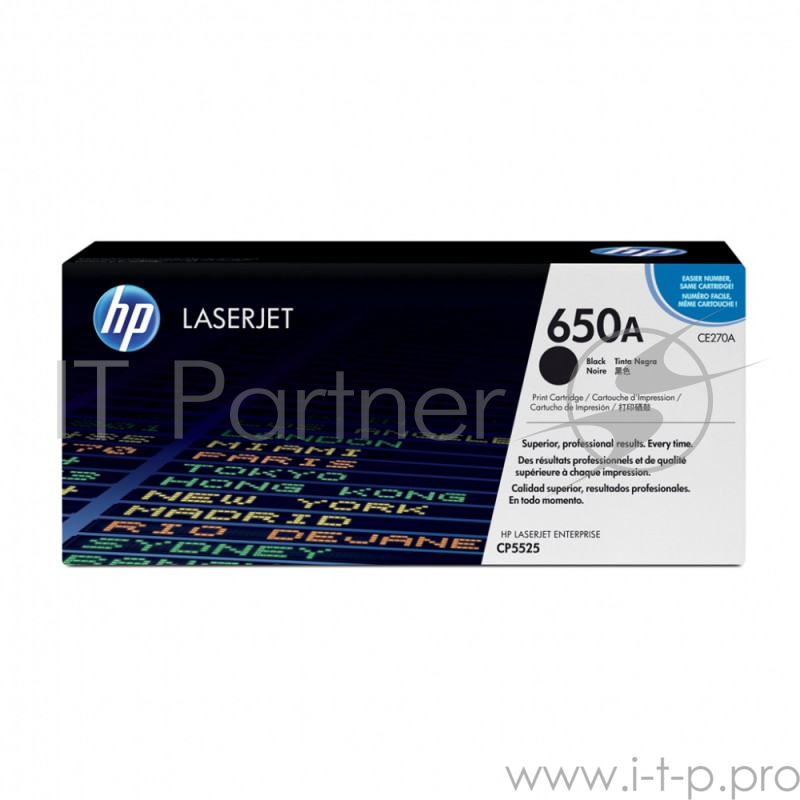 Расходные материалы HP CE270A Картридж ,Black{Color LaserJet Enterprise CP5525, Black, (13500 стр.)}