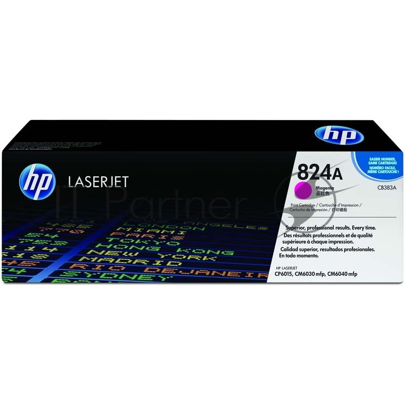 Расходные материалы HP CB383A Картридж ,Magenta{Color LJ CP6015/CM6030mfp/CM6040mfp, Magenta, (21000стр.)}