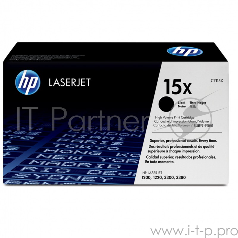 Расходные материалы HP C7115X Картридж {LJ 1200/1220/1200N/1000/3300/3330, (3500стр.)}