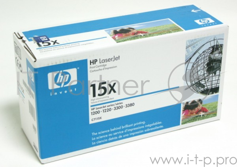 Расходные материалы HP C7115X Картридж {LJ 1200/1220/1200N/1000/3300/3330, (3500стр.)}