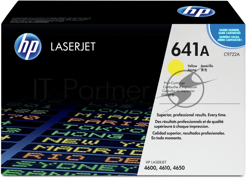 Расходные материалы HP C9722A Картридж ,Yellow{Color LJ 4600 Series, Yellow, (8000 стр.)}