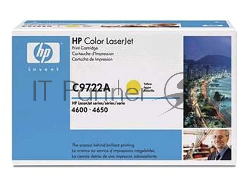 Расходные материалы HP C9722A Картридж ,Yellow{Color LJ 4600 Series, Yellow, (8000 стр.)}