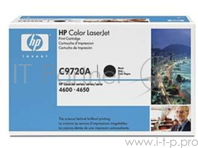 Расходные материалы HP C9720A Картридж ,Black{Color LJ4600 Series, Black, (9000стр.)}