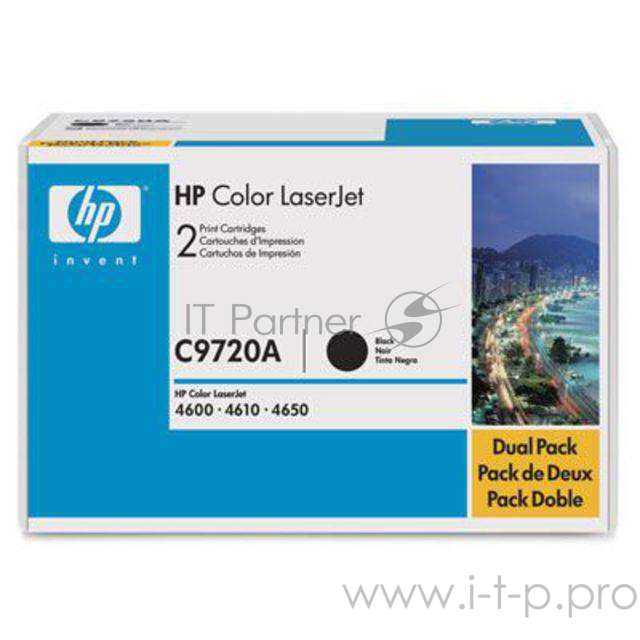 Расходные материалы HP C9720A Картридж ,Black{Color LJ4600 Series, Black, (9000стр.)}