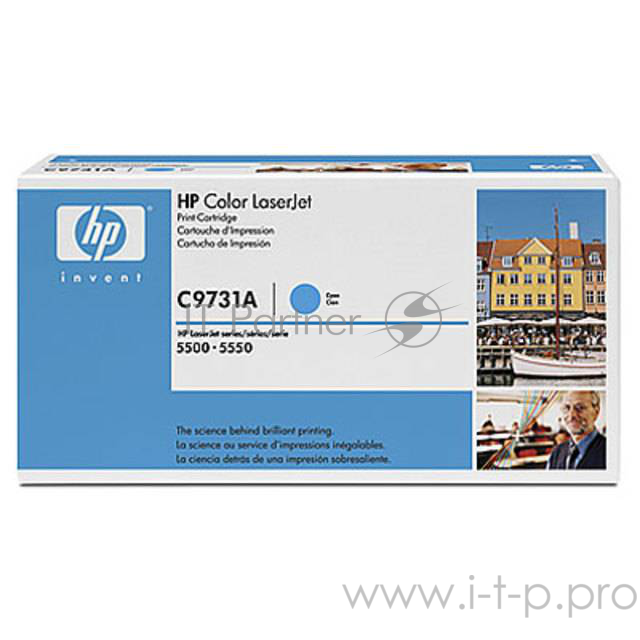 Расходные материалы HP C9731A Картридж ,Cyan{LJ 5500, Cyan, (12000стр.)}