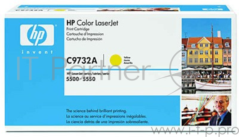 Расходные материалы HP C9732A Картридж ,Yellow{LJ 5500, Yellow, (12000стр.)}