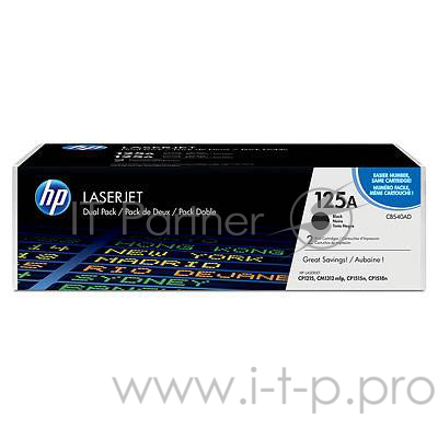 Расходные материалы HP CB540AD Картридж ,Black{LJ P1215/1515, Black, (2200стр.), 2-pack}