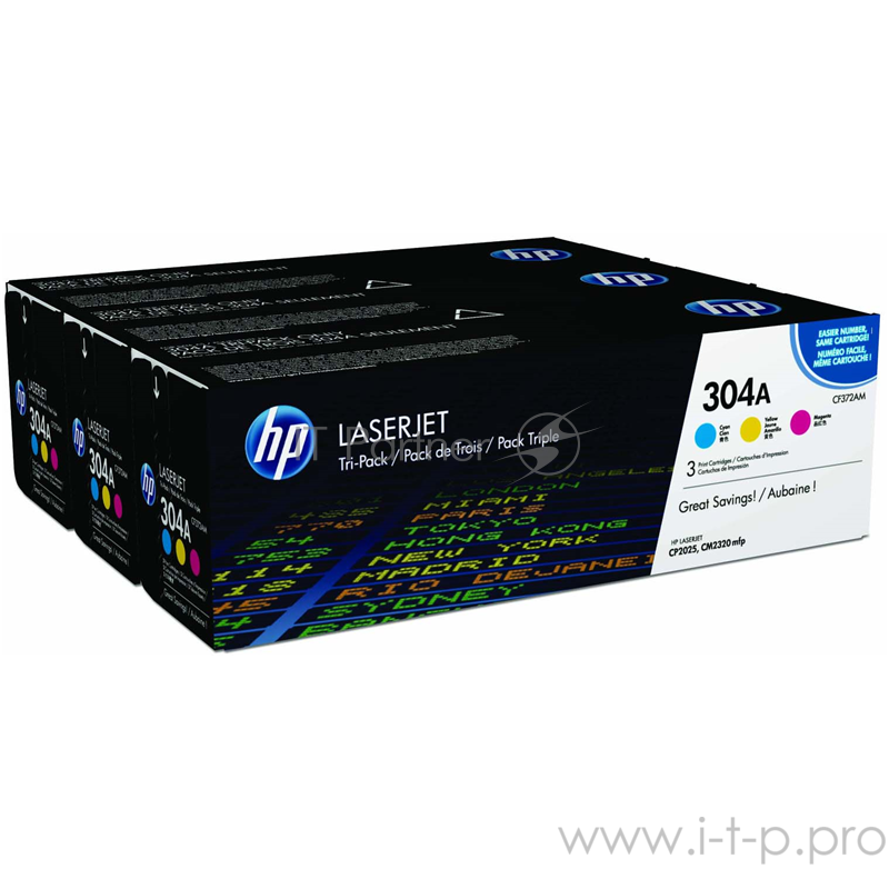 Расходные материалы HP CF372AM Картридж ,Cyan, Magenta, Yellow{Color Laser Jet CP2025, CM2320mfp, Tri-pack, Cyan, Magenta, Yellow}