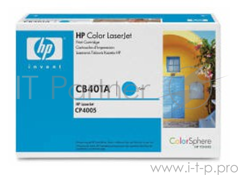 Расходные материалы HP CB401A Картридж ,Cyan{CP4005, Cyan}