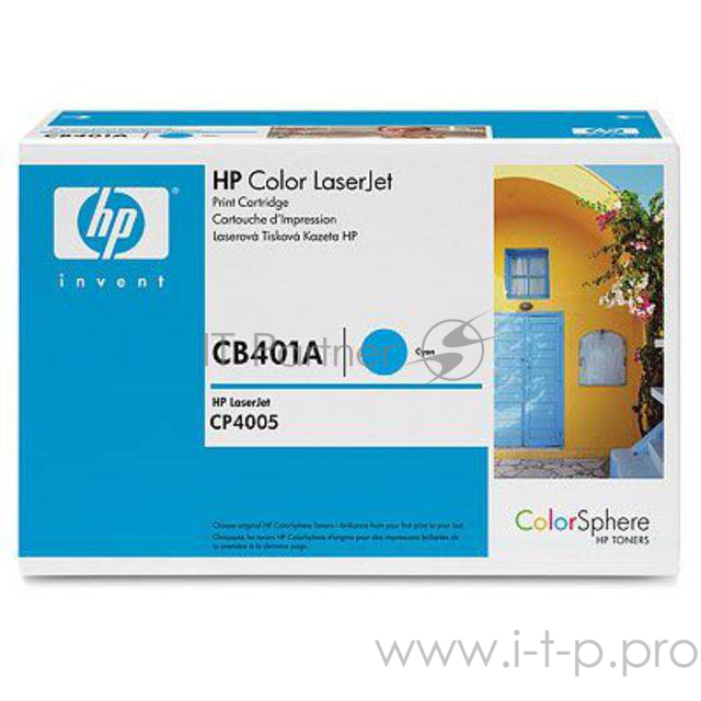 Расходные материалы HP CB401A Картридж ,Cyan{CP4005, Cyan}