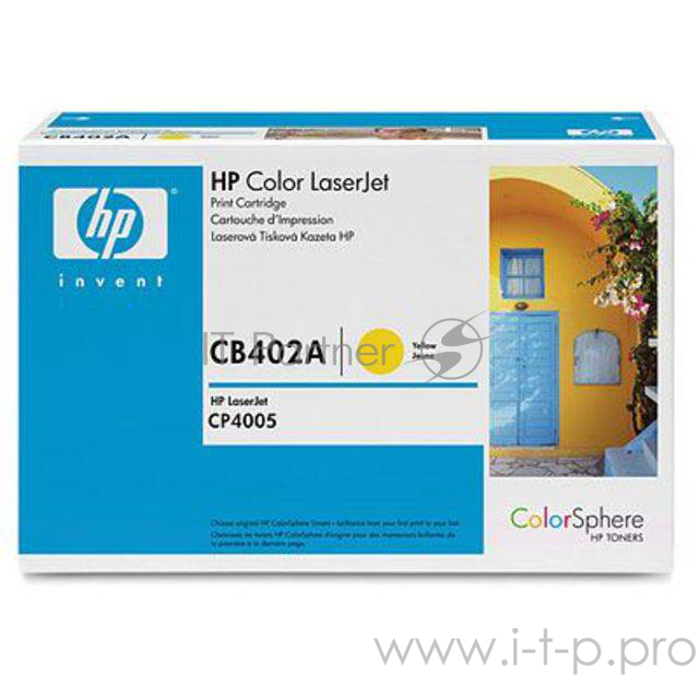 Расходные материалы HP CB402A Картридж ,Yellow{CP4005, Yellow}