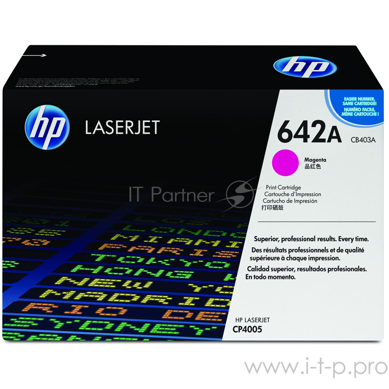 Расходные материалы HP CB403A Картридж ,Magenta{CP4005, Magenta}
